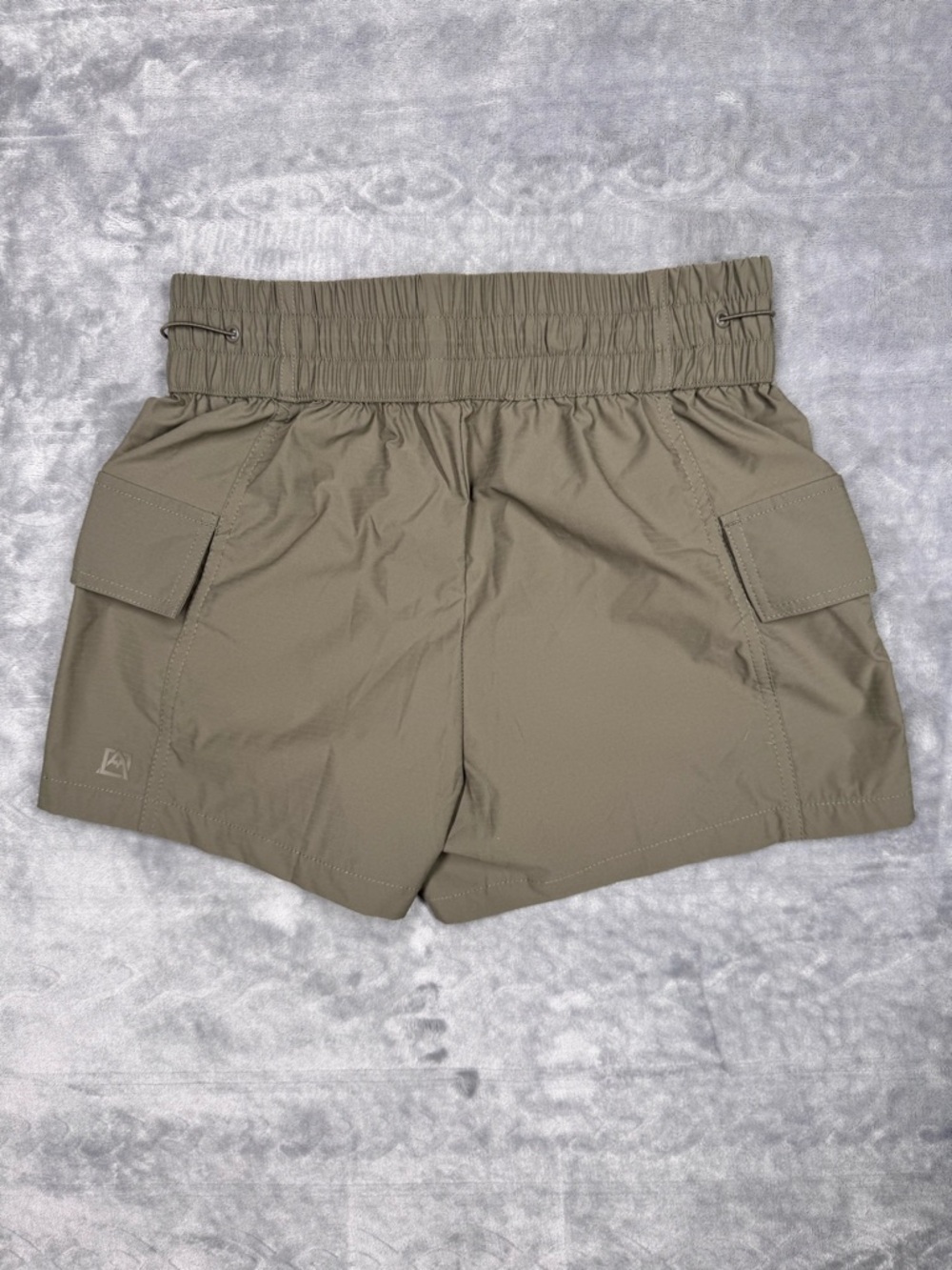 Avalanche High Waisted Olive Women's Hiking Cargo Shorts - Picture 5 of 11